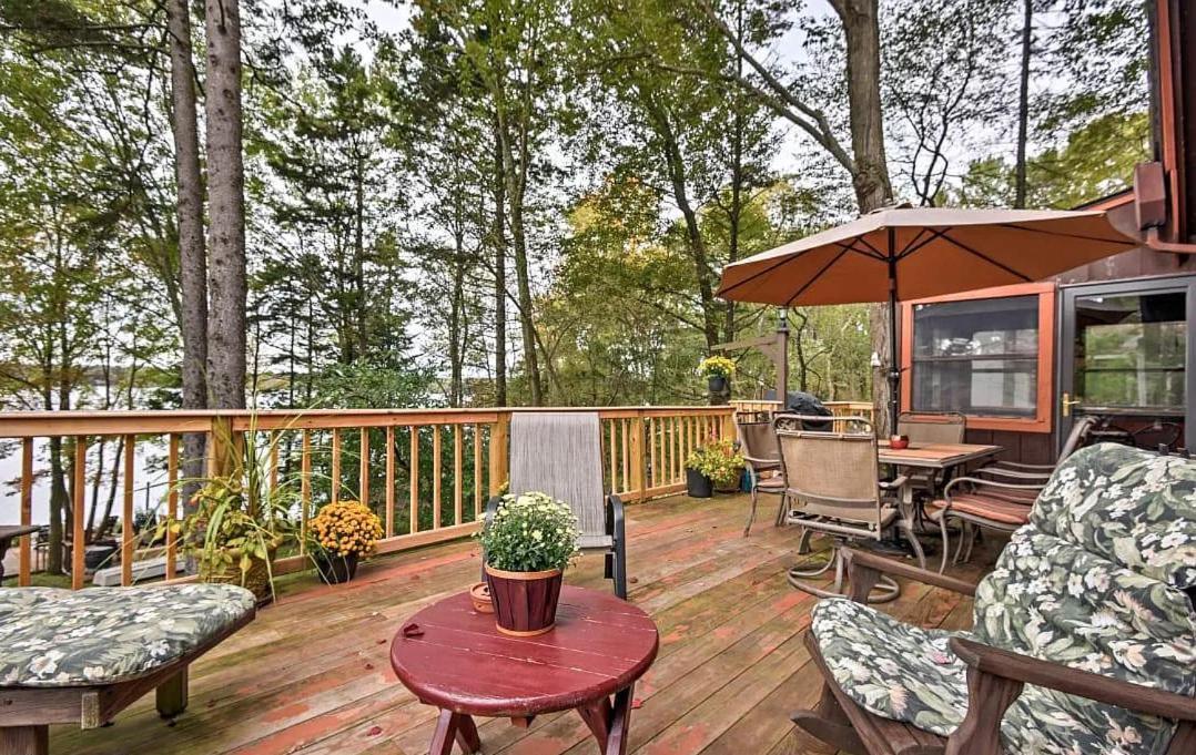 Lakefront Cabin Pvt Beach And Dock - Sunset Marina Arrowhead Lake 外观 照片